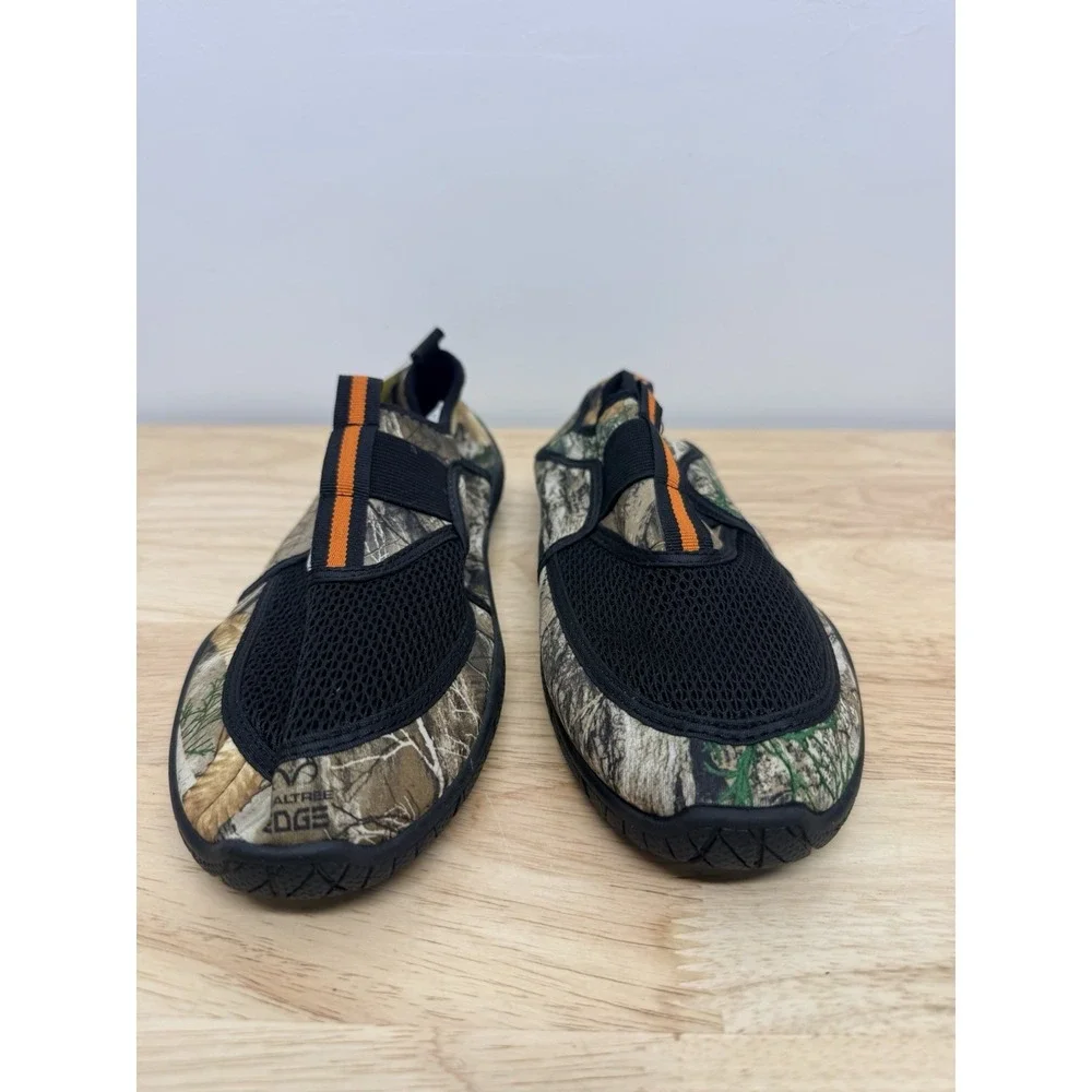 O'Rageous Men's Realtree Camo Drainage Aquasock Water Shoes Size 8D #15‎